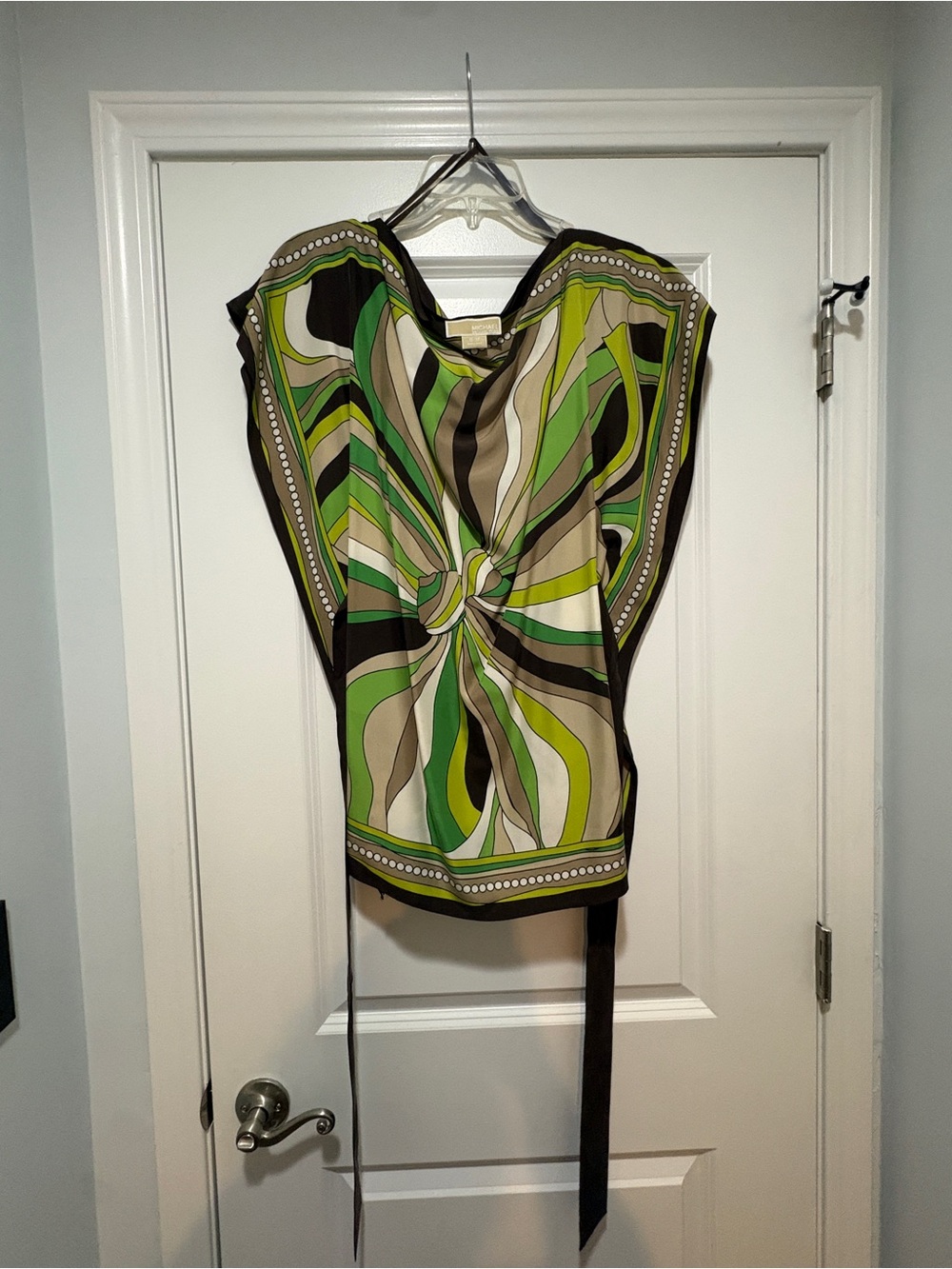 MK Abstract Green Women’s Top